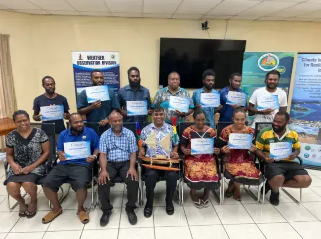 Whatever the weather, Vanuatu’s met service observers equipped to gather good data